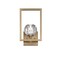 Westinghouse Fixture Wall LED Dimmable 5W G9 Zoa, Brushed Brass Crystal Glass 6131000 - alternate 1